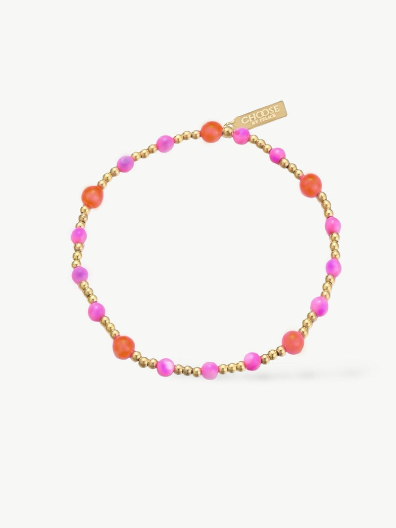 Bubbel Bracelet Mixed Pink