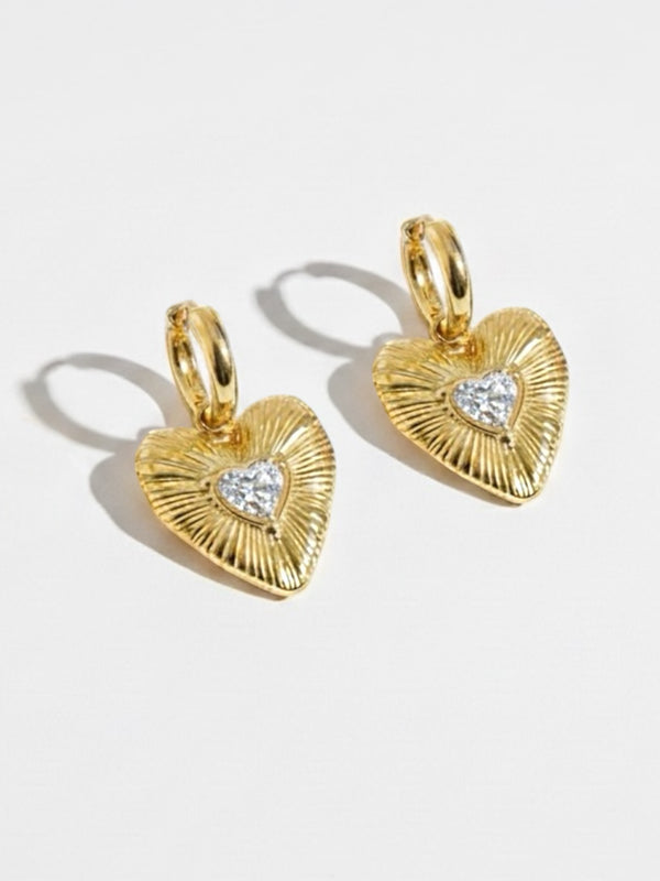 Luxurious Heart Earrings