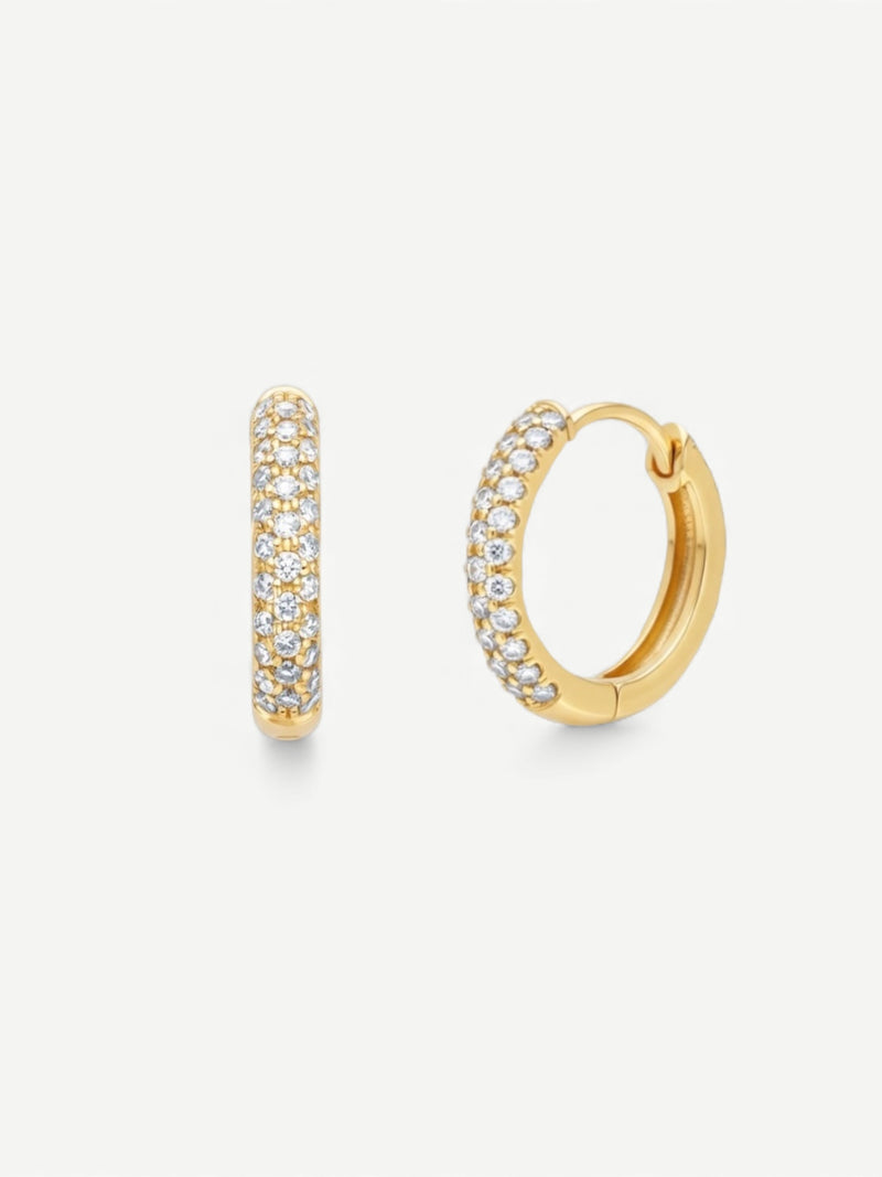 Sophie Pavé Huggie Earring