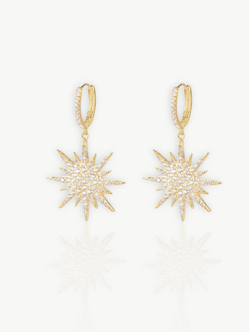 Sparkling Star Earring Gold