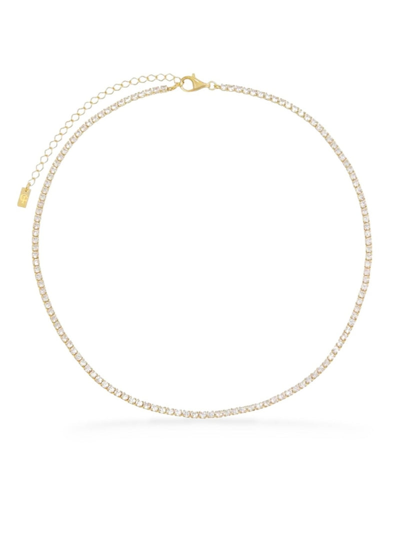 tennis necklace gold|affordable tennis necklace