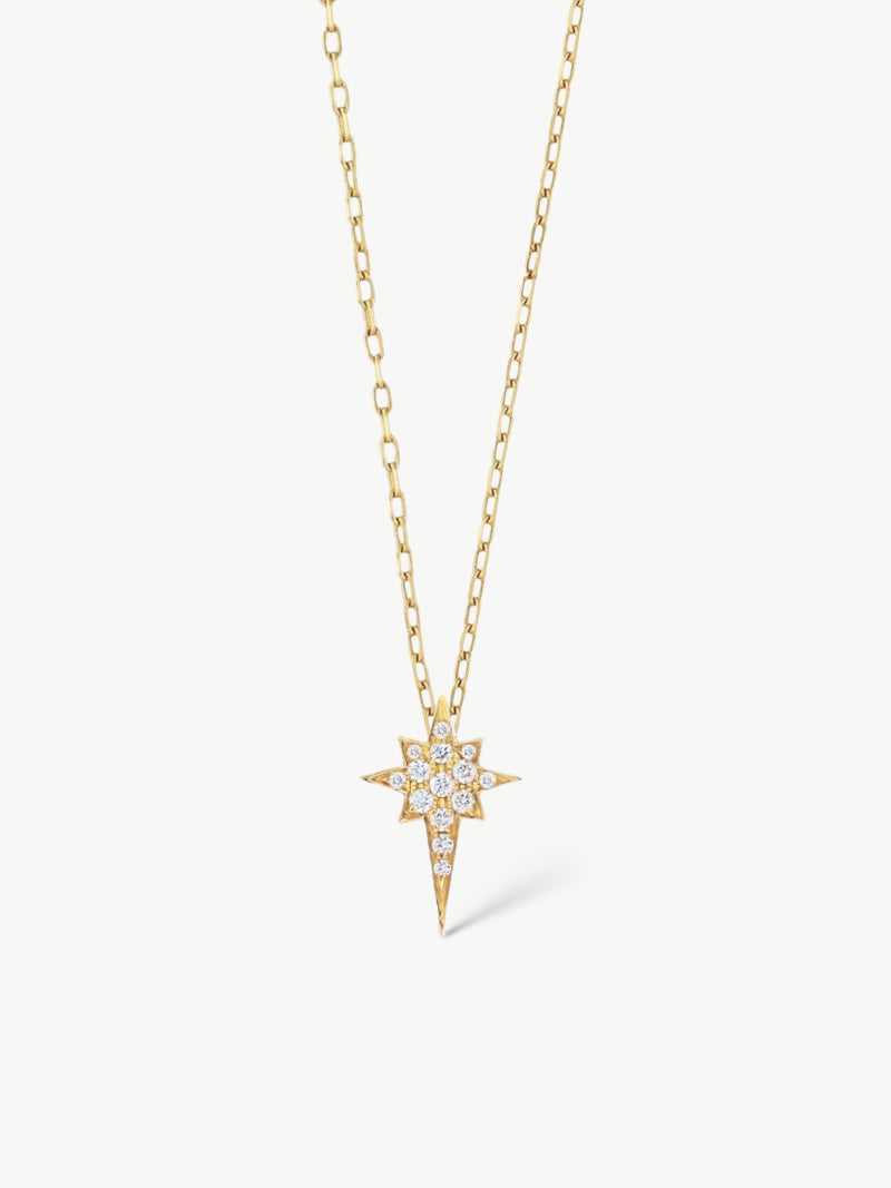 Northern Star Necklace Gold