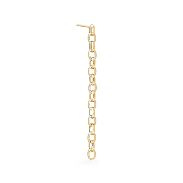 Oval Link Drop Earrings