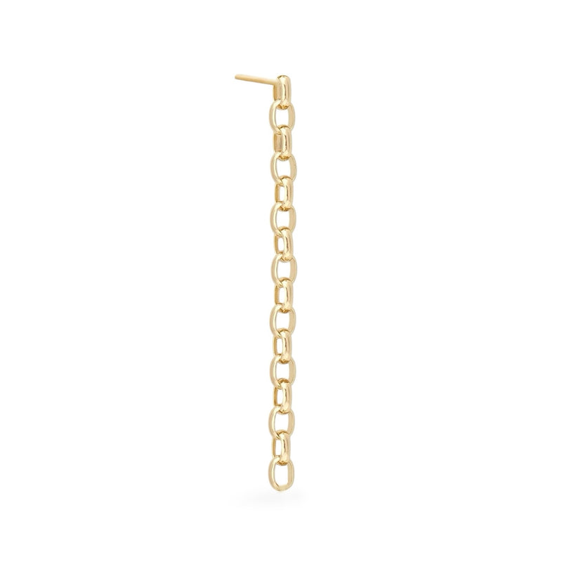 Oval Link Drop Earrings