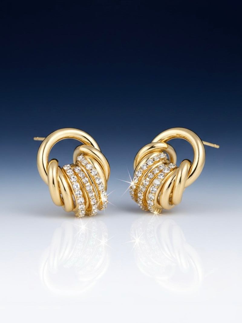 The Trinity Knot Earrings