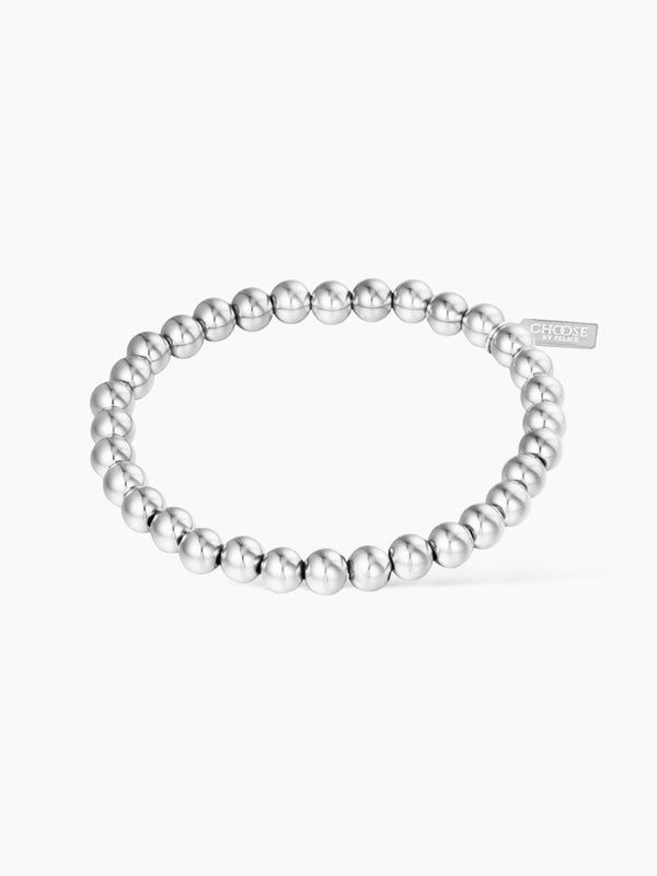 Bubbel Bracelet Silver 6mm