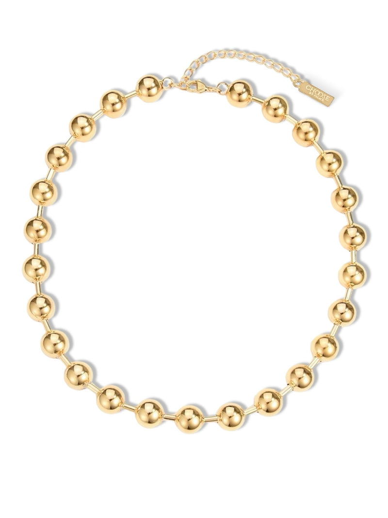 Big Bubbel Necklace Gold 12mm