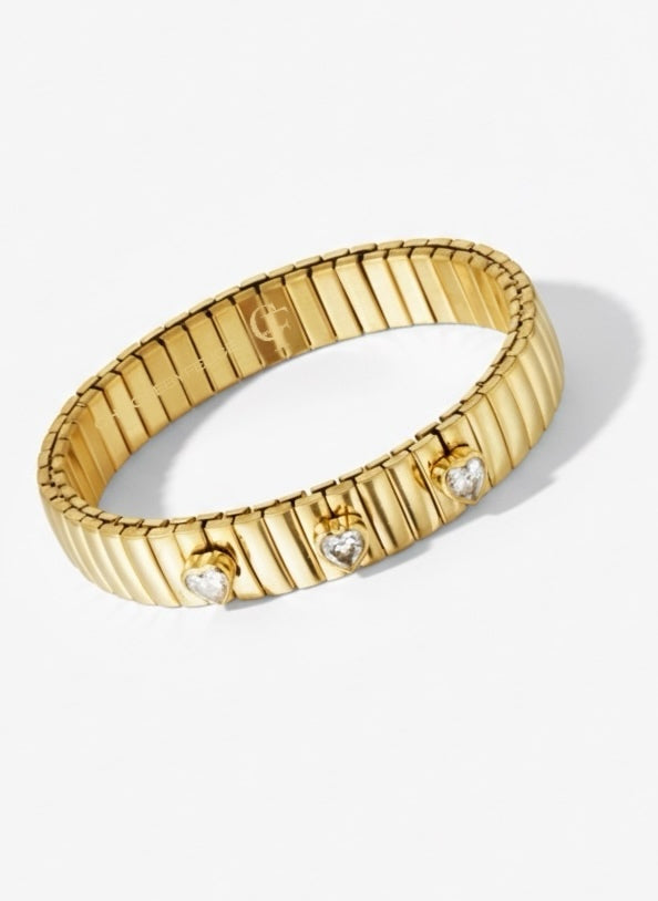 Diamond Heart Hailey Bracelet