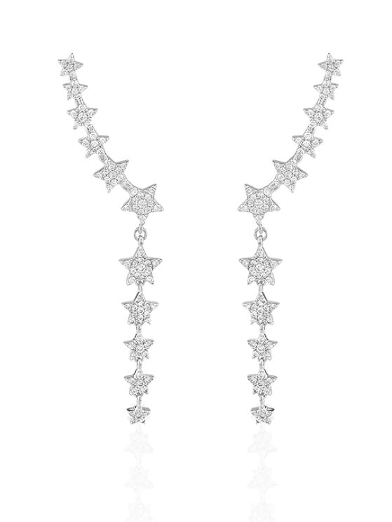 Dazzling Star Climber Earrings