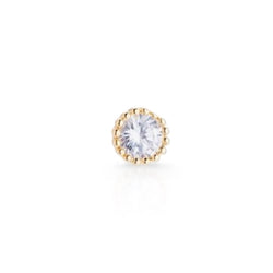 Tiny Diamond Stud Earring