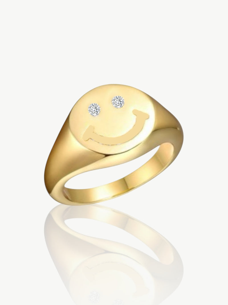 Smiley Face Ring