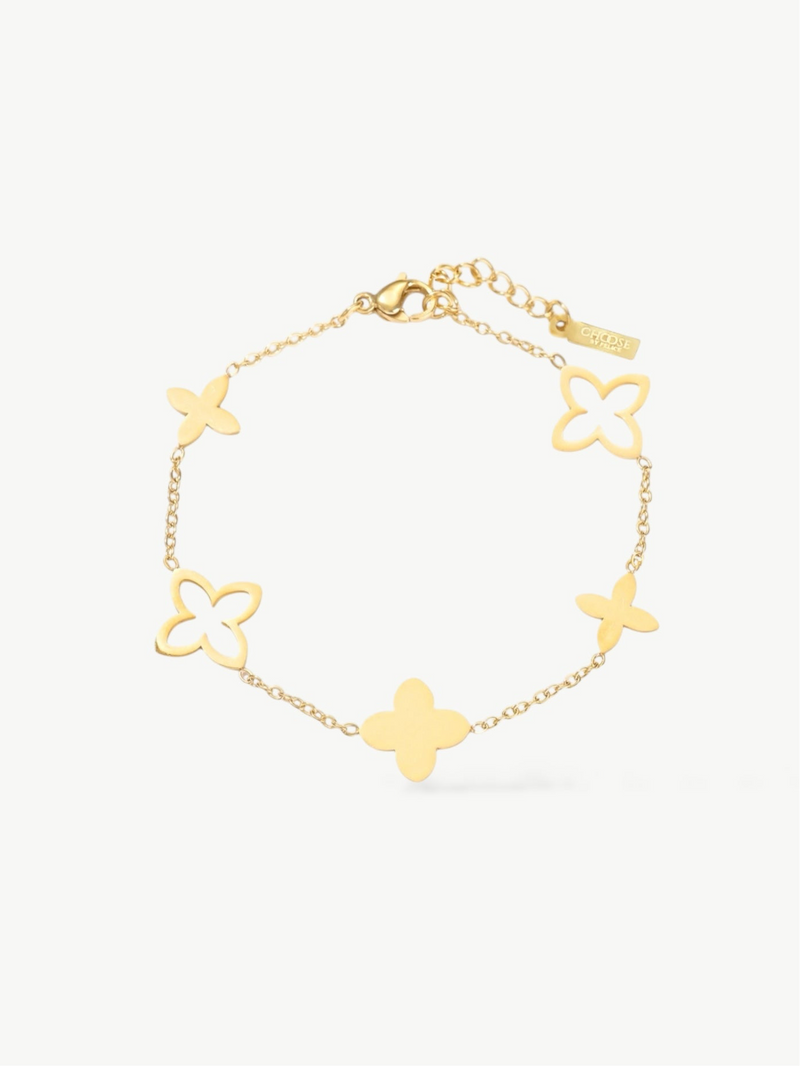 Lucky Clover Bracelet Gold