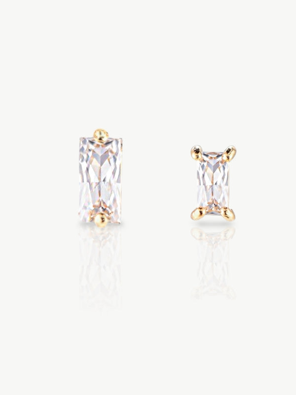 Baguette stud earrings 