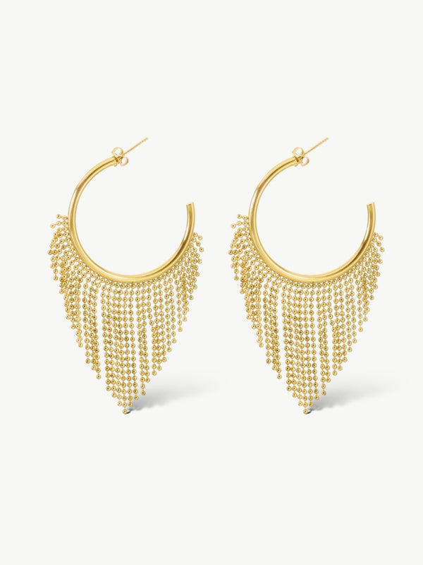 Cowboy Carter earrings gold- statement earrings gold- earrings Cowboy Carter- earrings seen on Instagram 