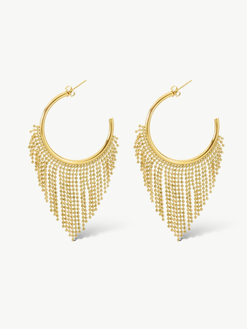 Cowboy Carter earrings gold- statement earrings gold- earrings Cowboy Carter- earrings seen on Instagram 