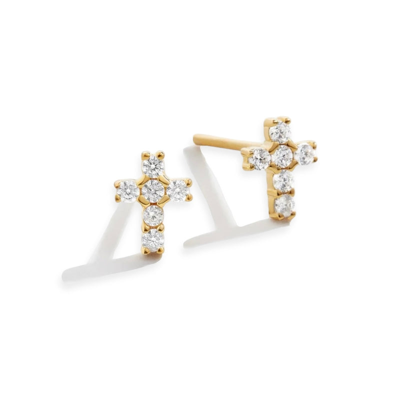 Cross Stud Earring