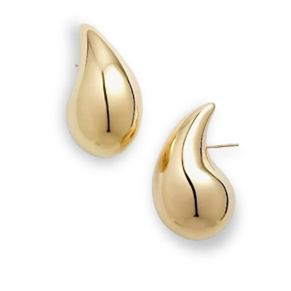 teardrop earrings botega veneta|botega earrings gold|the best dupe botega earrings