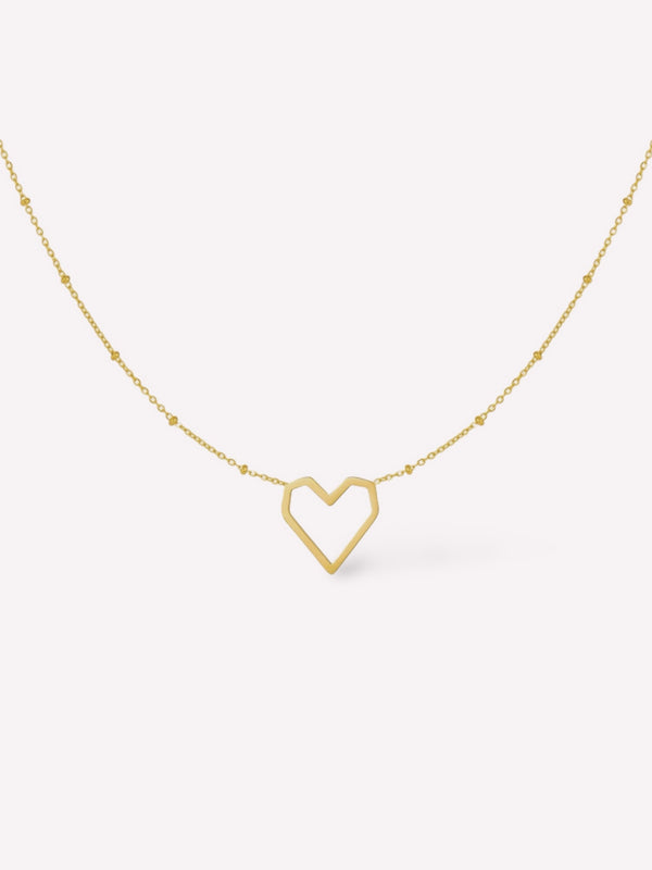 Heart On The Dots Necklace