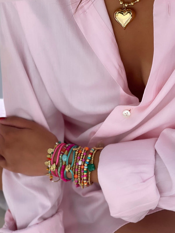 Bubbel Bracelet Mixed Pink