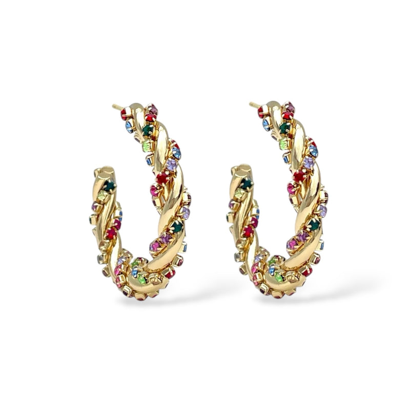 Colorful Hoop Earrings