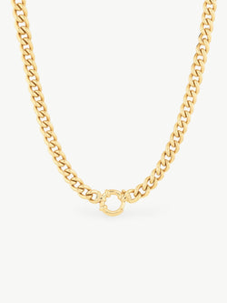 Hollow Bold Necklace Gold