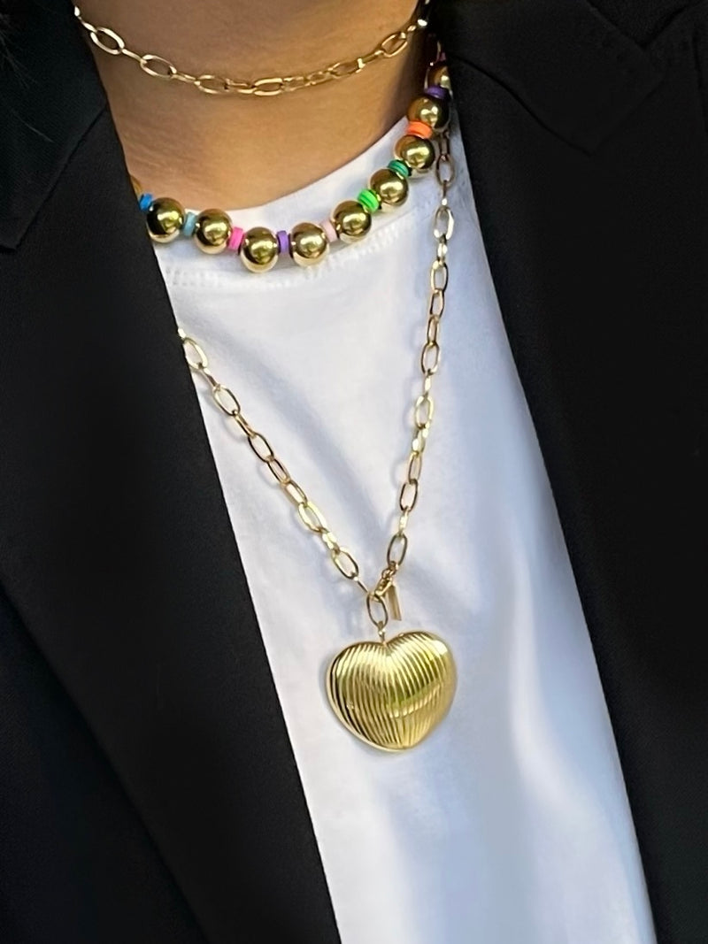 A Heart Of Gold Necklace