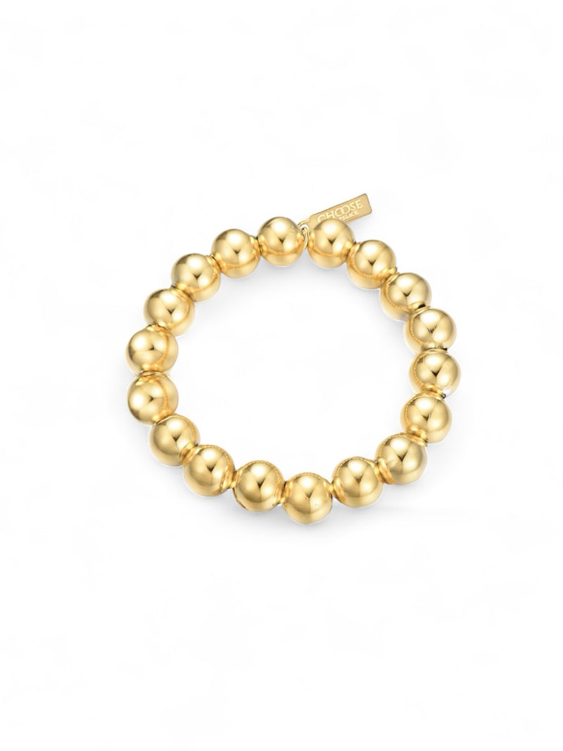 Big Bubbel Bracelet Gold 12mm