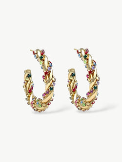 Colorful Hoop Earrings