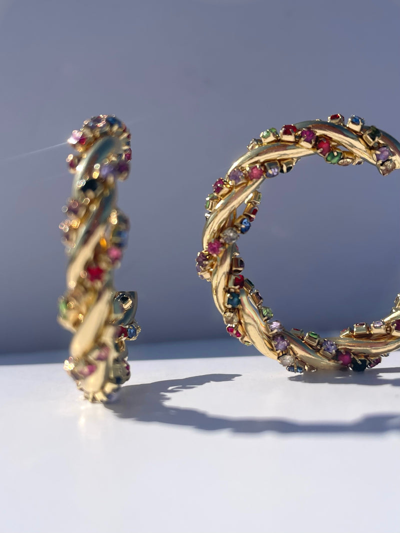 Colorful Hoop Earrings
