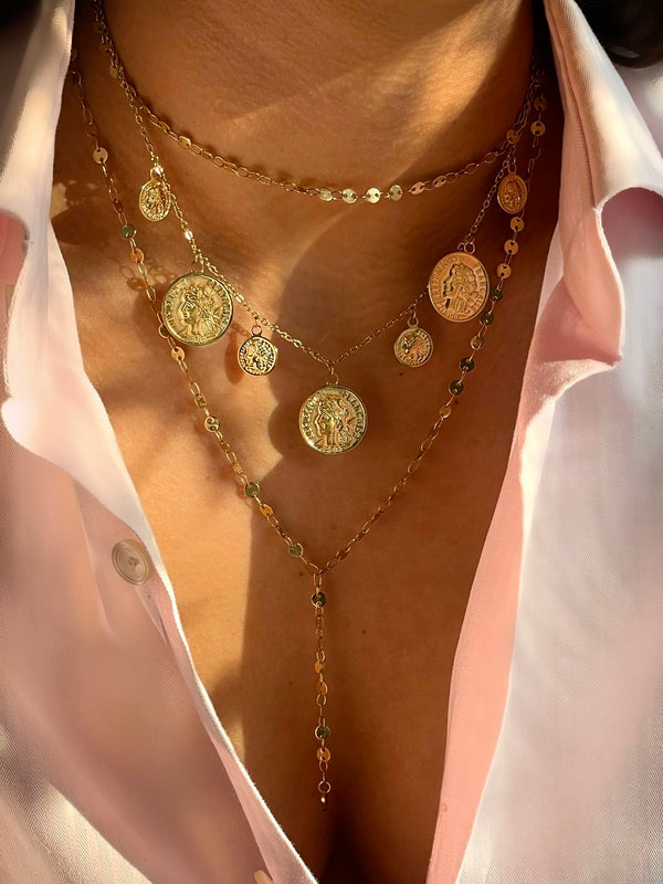 Dazzling Coin Necklace