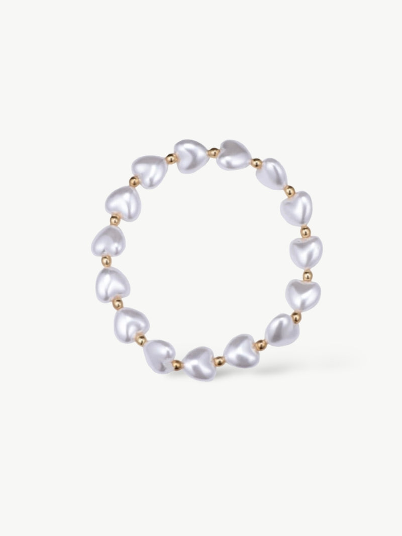 Pearl Heart Bracelet