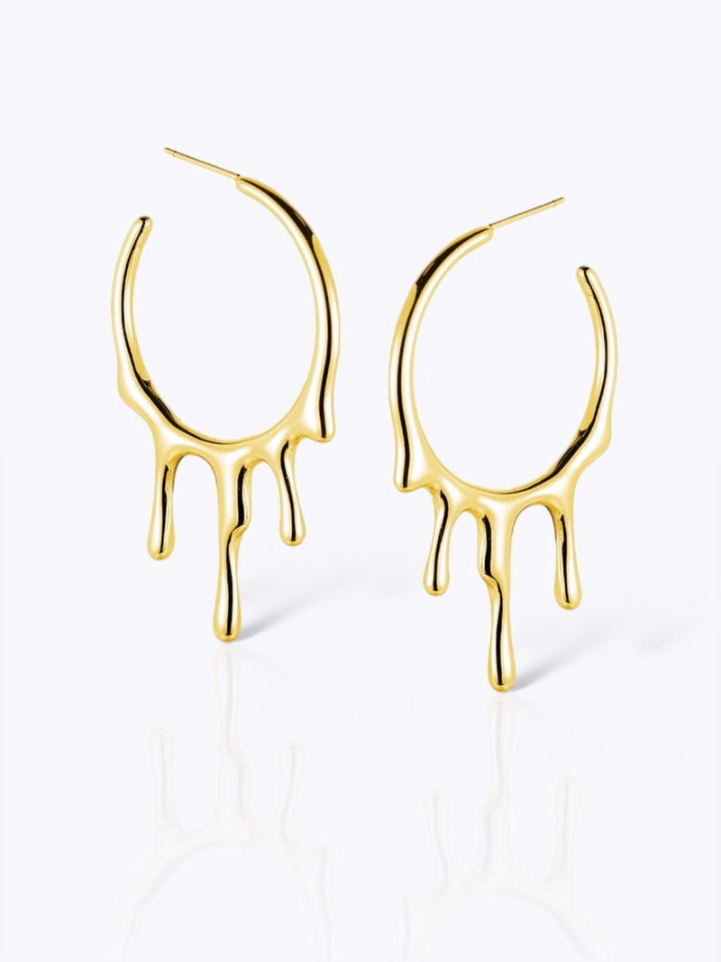 Drippy Hoop Earrings