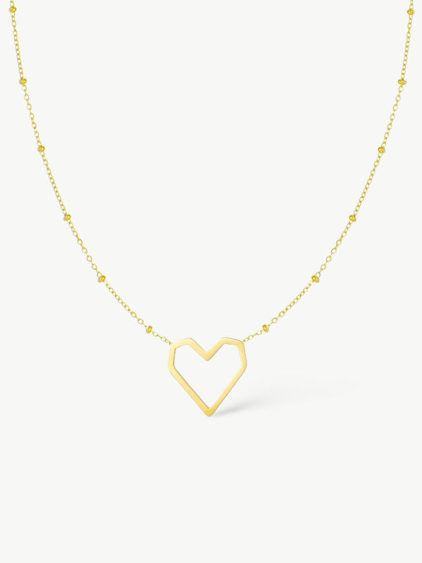 Heart On The Dots Necklace