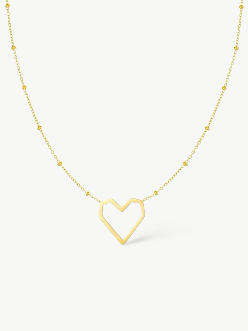 Heart On The Dots Necklace