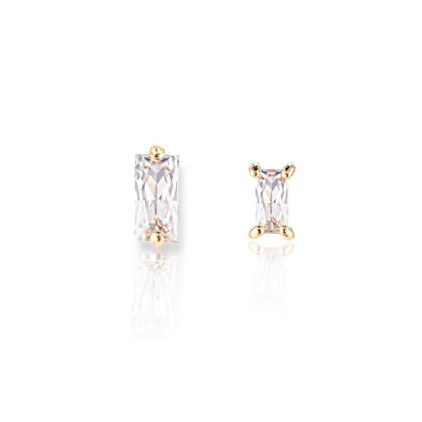 Baguette Stud earring