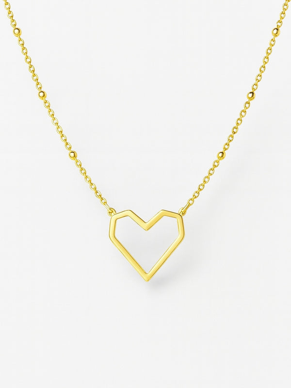 Heart On The Dots Necklace