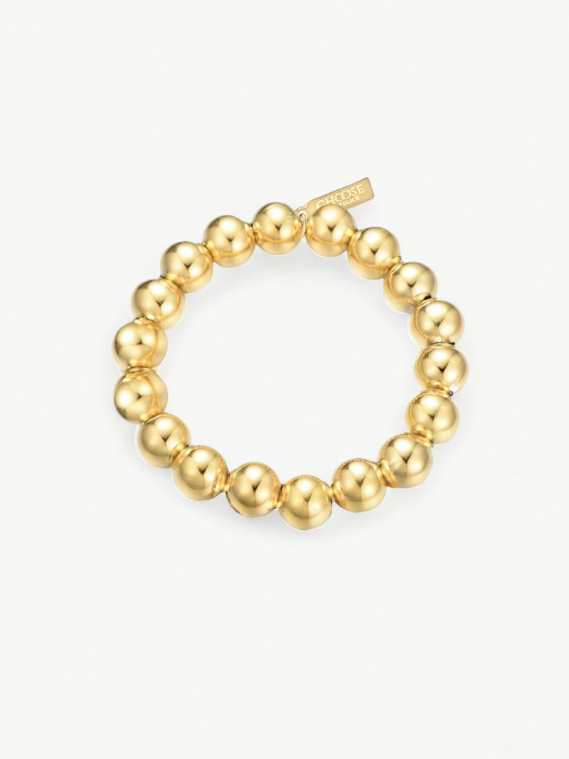 Big Bubbel Bracelet Gold 12mm