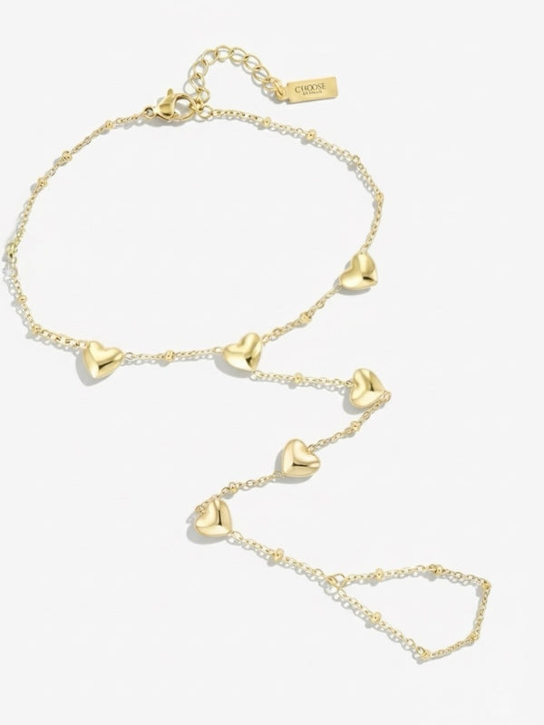 Hand chain gold-hand chain Franky - handchains