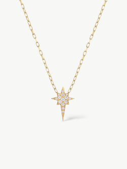 Northern Star Necklace Gold