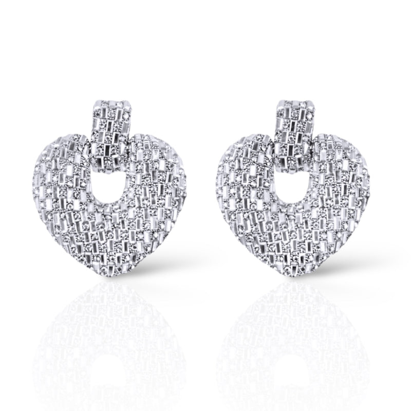 The Frosty Heart Earrings