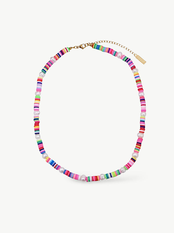 Pearly Rainbow Necklace