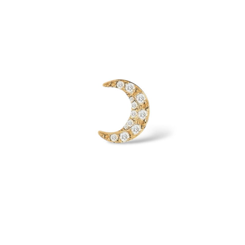 Moon Stud Earring
