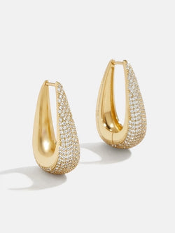 Teardrop Hoop Earrings