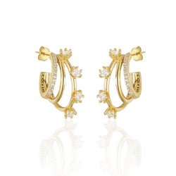 Triple Hoop Earrings