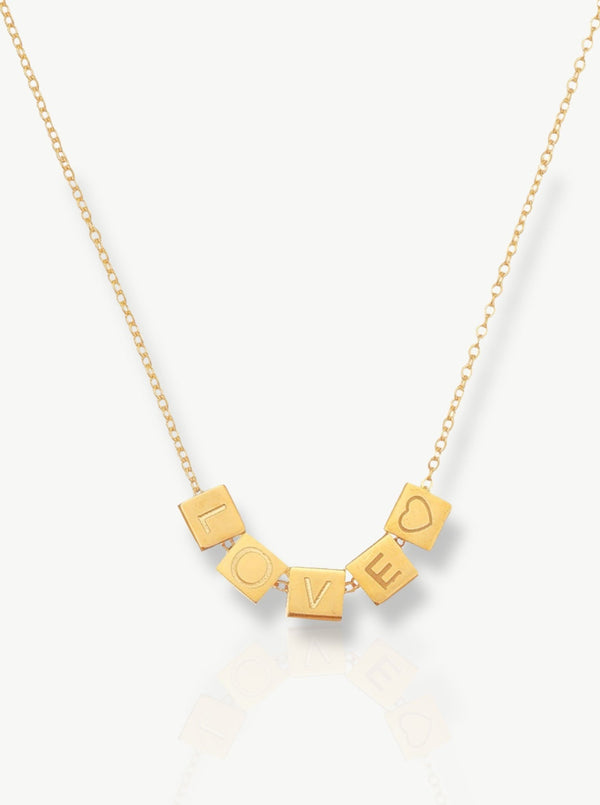 Necklace Love Dices