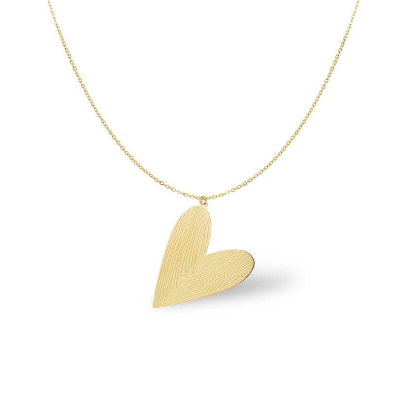 Loving Heart Necklace Gold