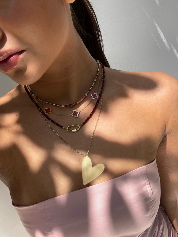 Loving Heart Necklace Gold