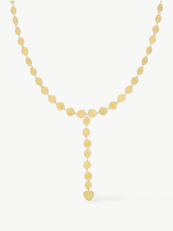 Bold Golden Y Chain Necklace
