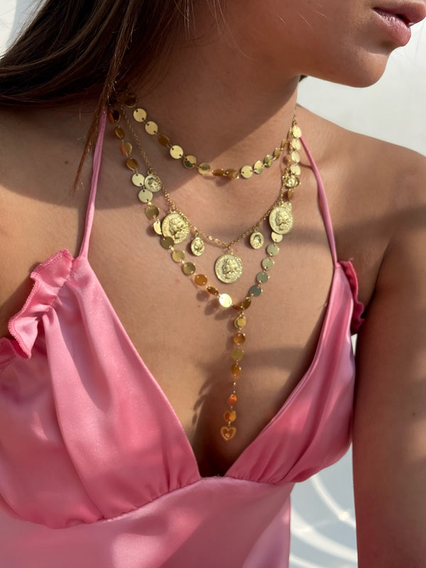 Bold Golden Y Chain Necklace