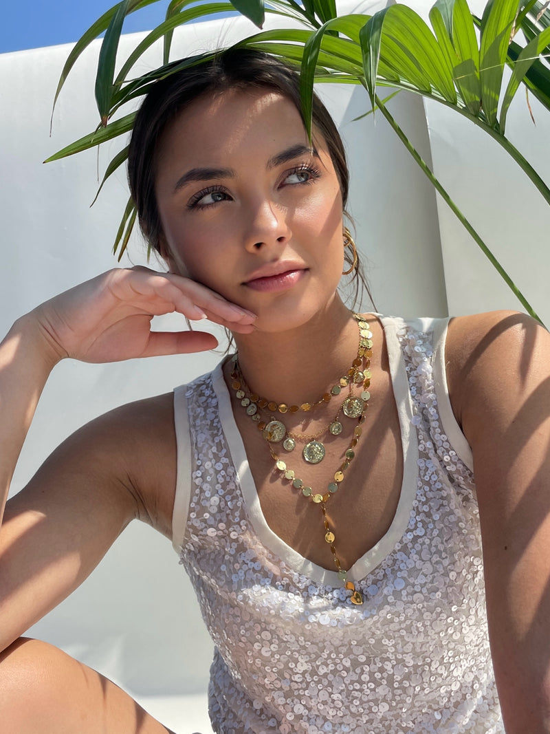 Bold Golden Y Chain Necklace